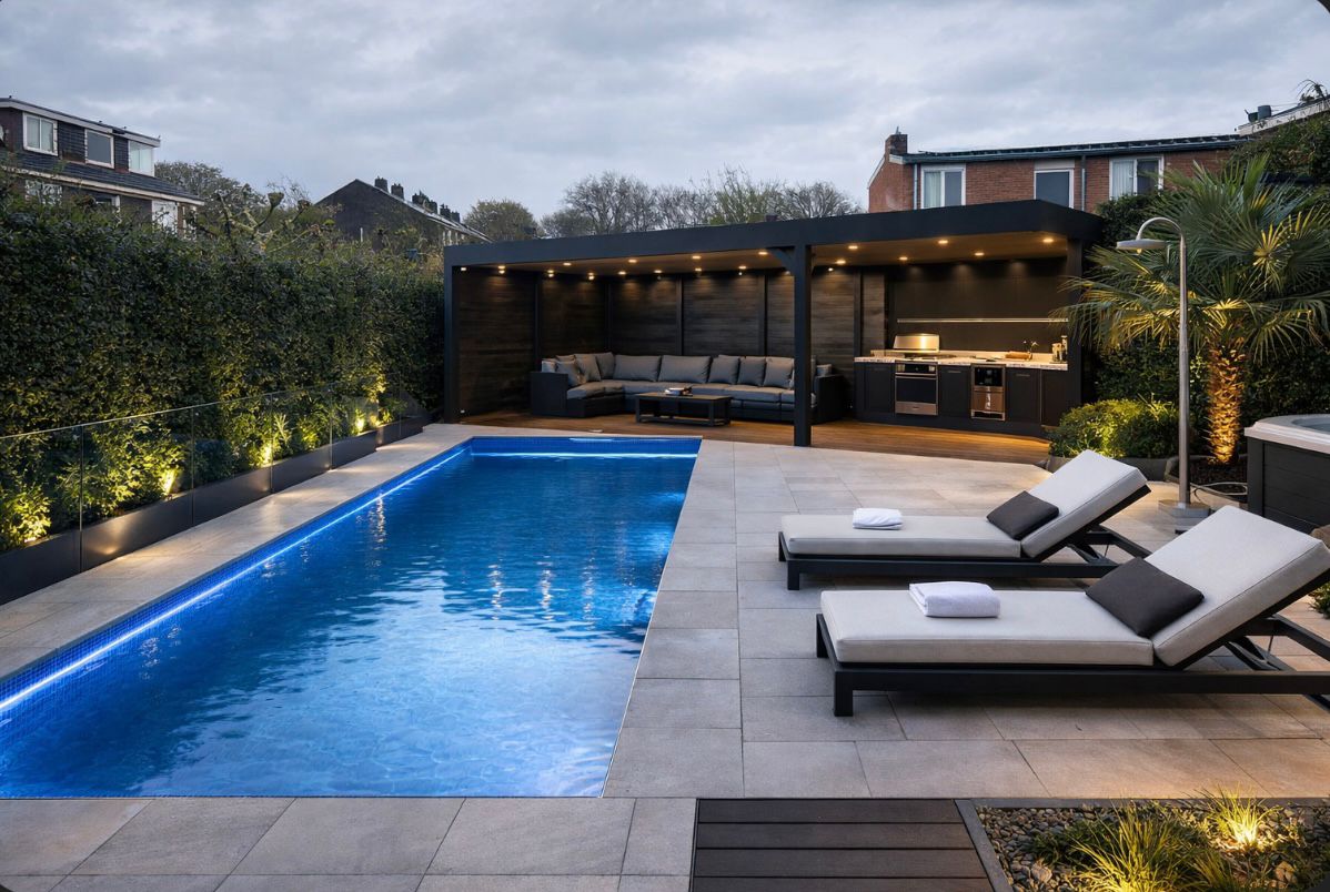 Exclusief Buitenresort met Zwembad en Jacuzzi bij FakirLounge